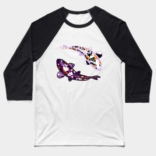Yin-Yang Koi Fish Baseball T-Shirt
